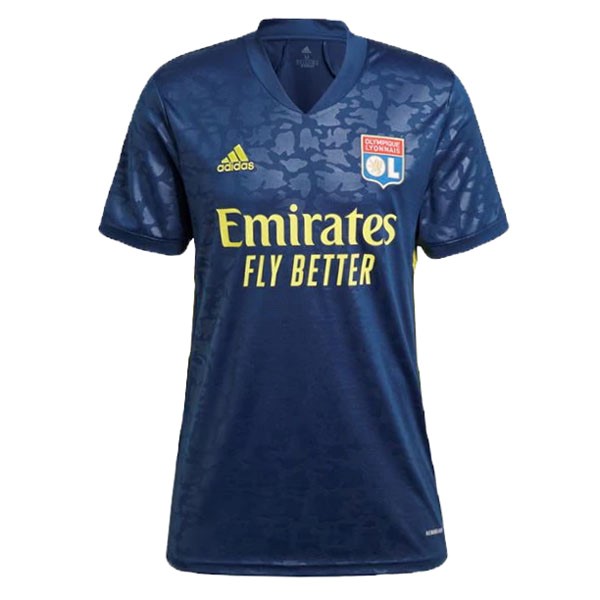 Camiseta Lyon Tercera Equipación Mujer 2020-2021 Azul